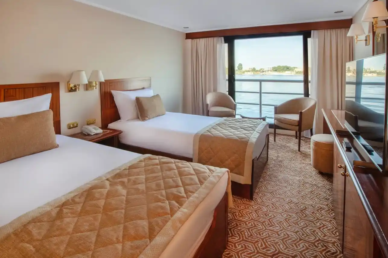 Cabin aboard the JAZ Celebrity Nile Cruise Nile cruise